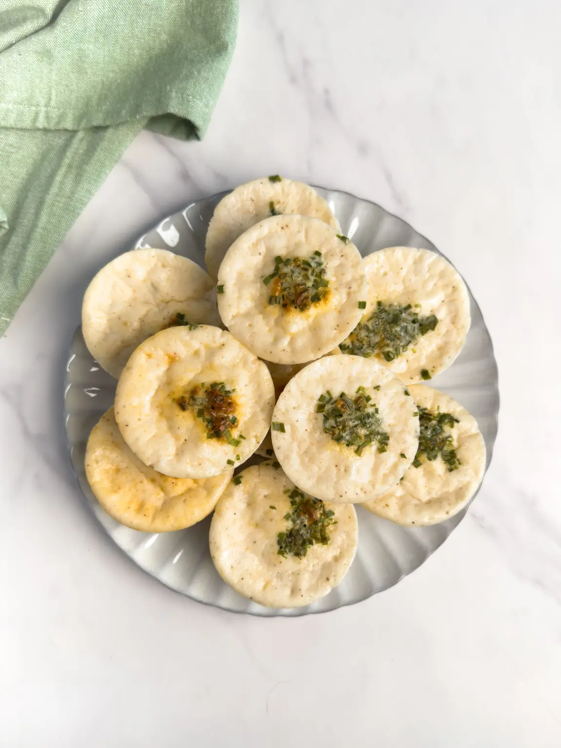 Roasted Red Pepper & Chive Egg Bites