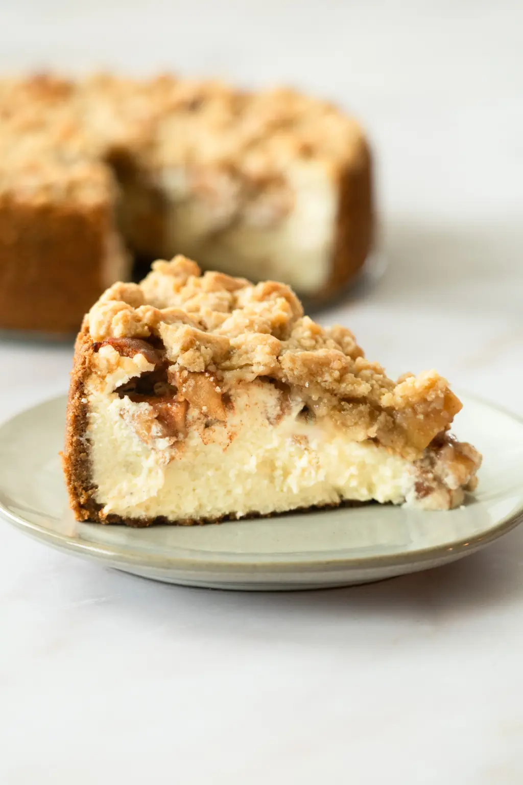 Gluten-free Apple Crisp Cheesecake